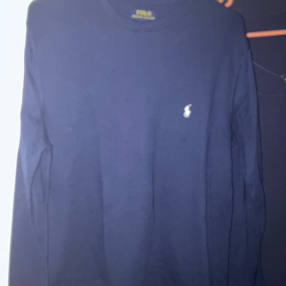 Men’s Polo by Ralph Lauren Blue Knit Top